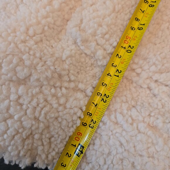 Wild Fable Cream Sherpa Zip-Up Jacket | XS/S Cozy Teddy Fleece Coat - Picture 12 of 14